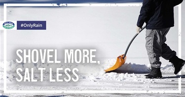 Shovel more, salt less. Onlyrain.org