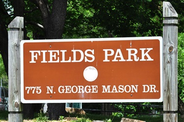 Fields Park Sign