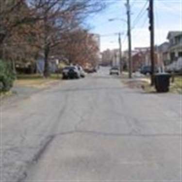 N. Hudson Street/Lyon Village – missing sidewalks, curbs, gutters