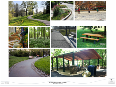 Alcova Heights Park - Phase I - Precedent Imagery