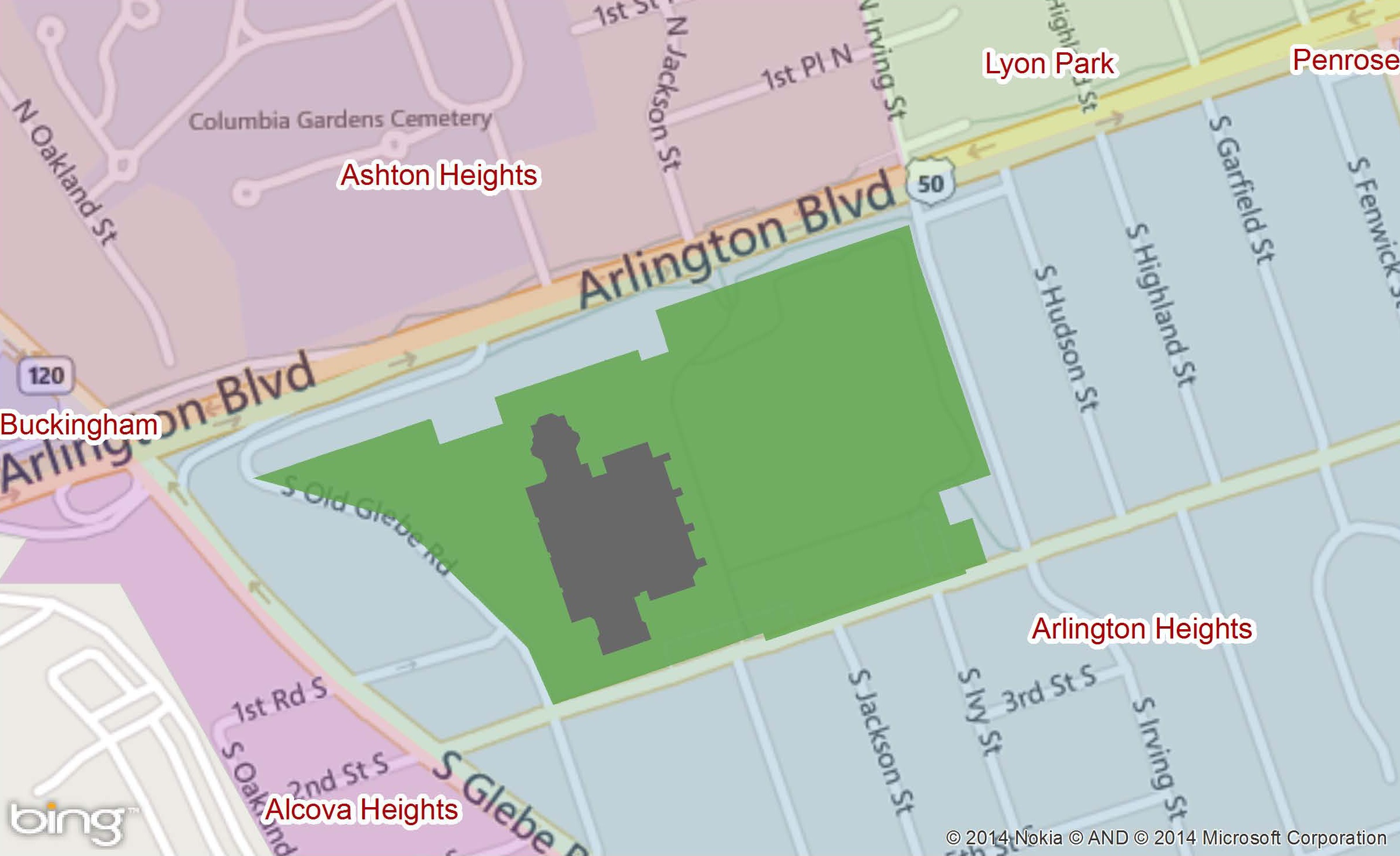 TJ Site Evaluation Civic Association Map