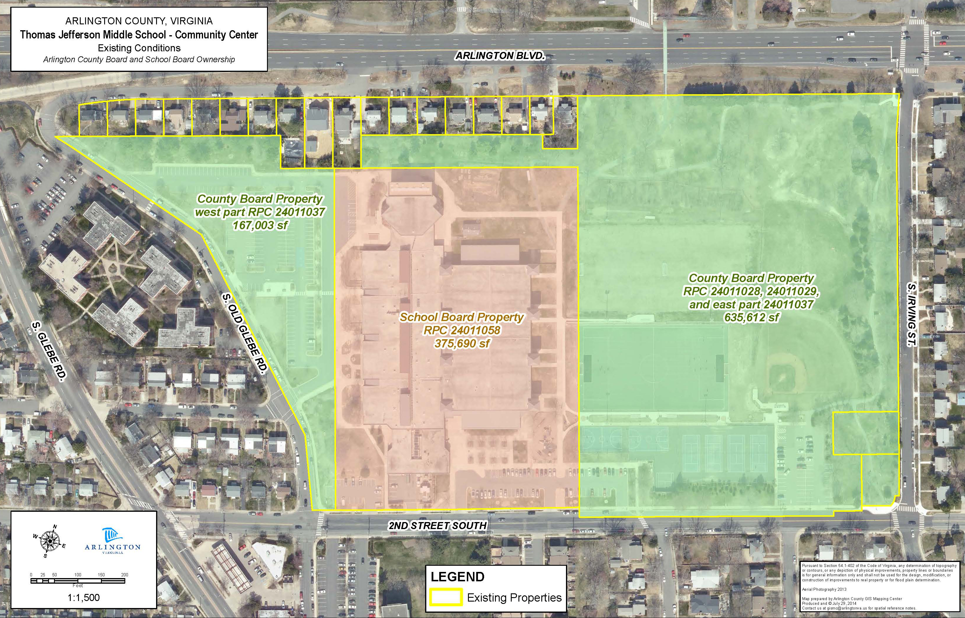 TJ Site Evaluation Property Ownership Map