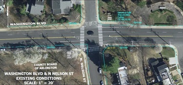 Washington Boulevard and N Nelson Street Intersection Safety Improvement