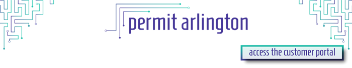 Permit Arlington - Access the Customer Portal