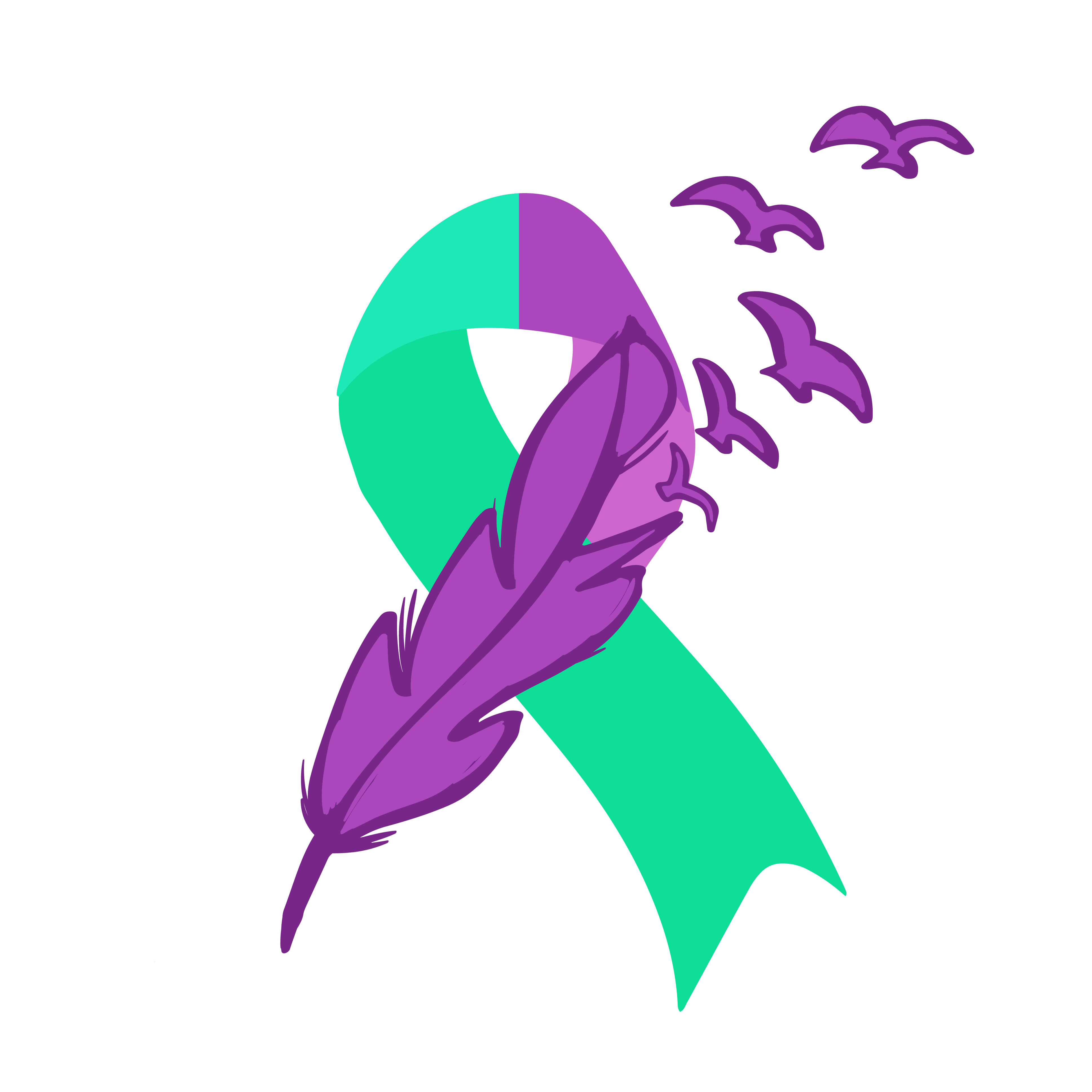 suicide prevention ribbon