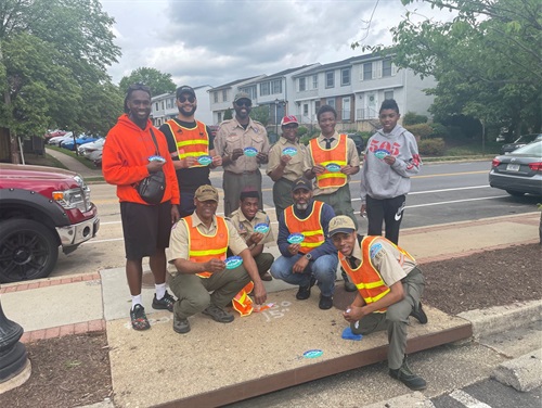 Troop 505 Arlington, under the leadership of Scout Master Sean Moore and Assistant Scout Master Isaiah Nieland, Photo courtesy of Eagle Scout Andrew Walton.jpg