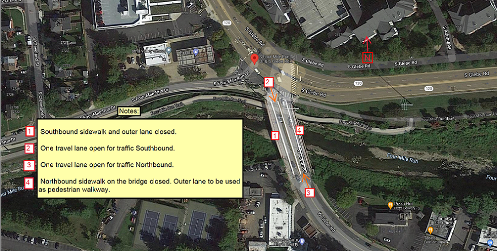 West Glebe Rd Bridge project diagram