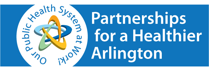 Logo with text Partnerships for a Healthier Arlington