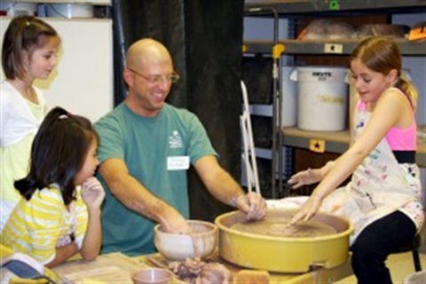 People in an art studio