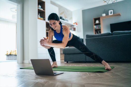 Woman working out