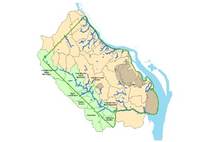 DES Watershed retrofit study map