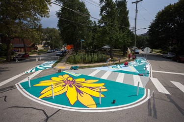 Baum Grove Parklet, Pittsburgh, PA - Friendship Community Group and Bloomberg Philanthropies