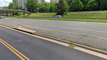 This image provided by Google Maps shows the Trail's proximity to the roadway