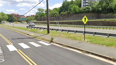 This image provided by Google Maps showcases the Arlington Boulevard Trail as a Primary Bicycling Corridor.